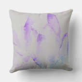 *~*のモダンの抽象芸術の水彩画の水晶のニューエイジ クッション (裏面)