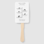 のモダンタイムラ結婚イン写真プログラム ハンドファン (正面)