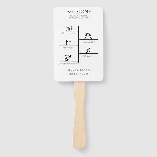 のモダンタイムラ結婚イン写真プログラム ハンドファン (正面)