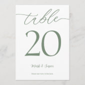 のモダンテーミニマル結婚ブル・カードとメニュー プログラム (正面)