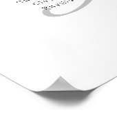 のモダンボードの表4結婚座席表 ポスター (角)