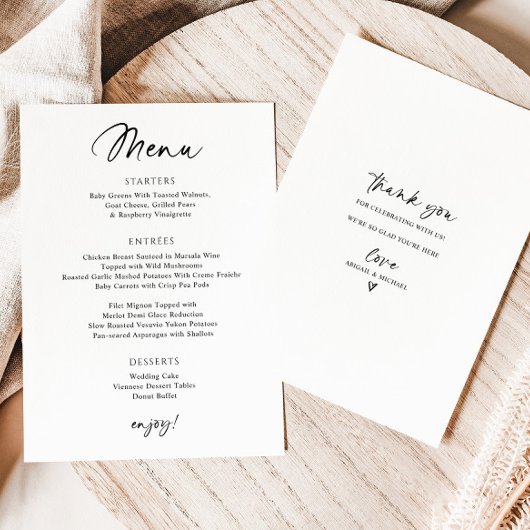 のモダンメ結婚ニューの手書きシンプル入力 メニュー