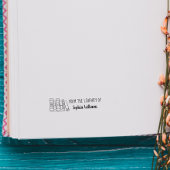 ~のモダン図書室カスタムからの手書き本の セルフインキングスタンプ