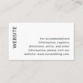 のモダン小結婚さなエンクロージャカード 名刺