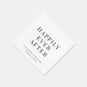 のモダン後ずっと楽し結婚く スタンダードカクテルナプキン (角)