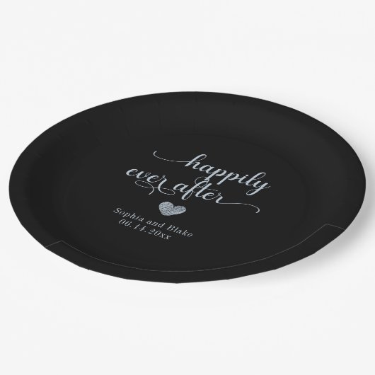 のモダン後ずっと楽し結婚く ペーパープレート (アングル)