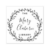 ~のモダン書庫からの名前をカスタムする セルフインキングスタンプ (デザイン)