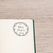 ～のモダン書庫からの名前をカスタムする ラバースタンプ