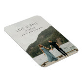 のモダン書Save the Date Magnet マグネット (右側)