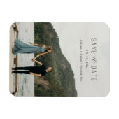 のモダン書Save the Date Magnet マグネット (横)