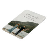 のモダン書Save the Date Magnet マグネット (左側)