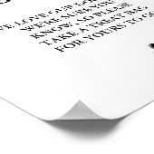 のモダン犬結婚の治療サインのビスケットのバーの好意 ポスター (角)