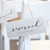 のモダン結婚予約カードの書道 招待状