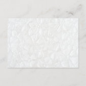 のモダン結婚詳細QRコード エンクロージャーカード (裏面)