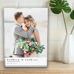 のモダン結婚Keepsakeフォトブロック フォトブロック<br><div class="desc">このお気に入りの写真記念結婚デザインで写真をシンプル表示する。すべての製品はZazzleによって作成され、世界のどこにいてもドアに出荷される。小さなクリックトラックのアイコンでは、いつ彼らが配信できるのか🚚お客様の注文と必要にもし救済し、メッセージZazzleのカスタマーサービスチームのwww.zazzle.com/about/askに。💬</div>