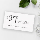 のモダン結婚webサイトのオンラインsvp エンクロージャーカード