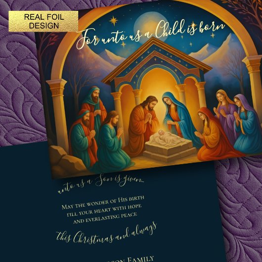 のモダン絵を描出生シーン 箔シーズンカード