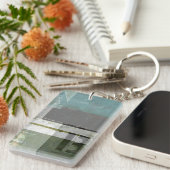 のモダン絵画文字の組み合わせ キーホルダー (正面右)