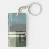 のモダン絵画文字の組み合わせ キーホルダー (裏面)