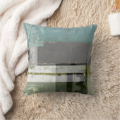 のモダン絵画文字の組み合わせ クッション (ブランケット)