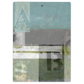 のモダン絵画文字の組み合わせ クリップボード (裏面)