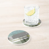 のモダン絵画文字の組み合わせ コースター (側面)