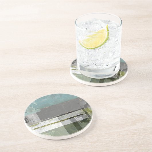 のモダン絵画文字の組み合わせ コースター (側面)