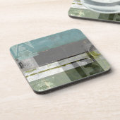 のモダン絵画文字の組み合わせ コースター (左側)