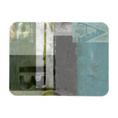 のモダン絵画文字の組み合わせ マグネット (横)