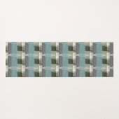 のモダン絵画文字の組み合わせ ヨガマット (裏面(横))