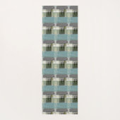 のモダン絵画文字の組み合わせ ヨガマット (裏面)