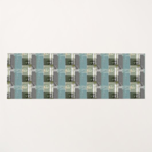 のモダン絵画文字の組み合わせ ヨガマット (正面(横))