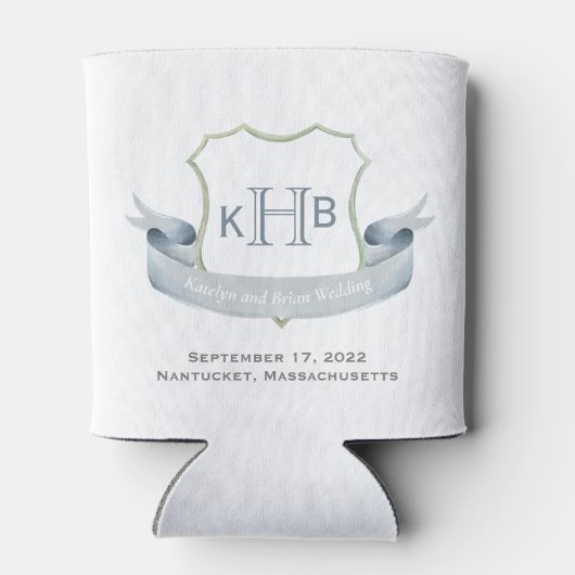 のモノグラム結婚クレストロゴクラシッククーラーボックス 缶クーラー (裏面)