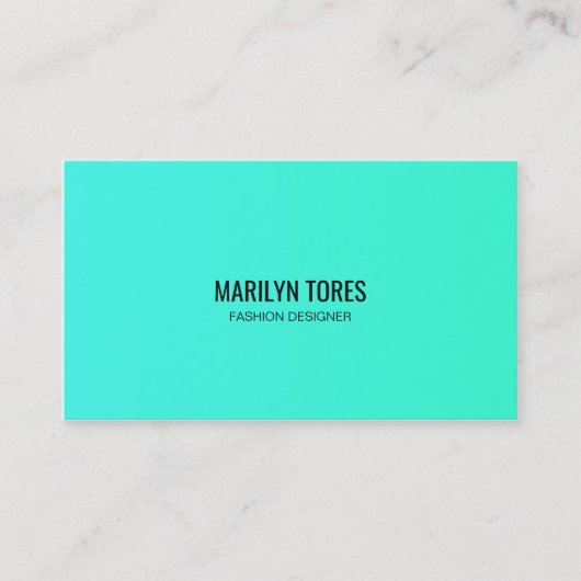 ★のユニークなネオンモダンでカスタムな名刺の★ 名刺 (正面)