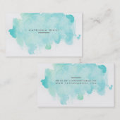 ★のユニークな水彩画 名刺 (正面/裏面)