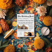 のユニークサンキューカードに関す結婚る新聞