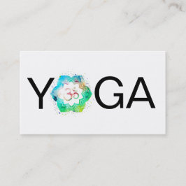 *~*のヨガの曼荼羅のはす先生のインストラクターOmのオウム 名刺