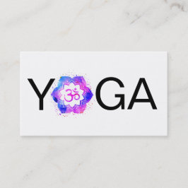 *~*のヨガの曼荼羅OMのオウムのはす先生のインストラクター 名刺