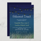 のラつるイツが星の下でリハーサルするディナー 招待状 (正面/裏面)