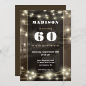 のライつるト誕生日招待状 招待状 (正面/裏面)