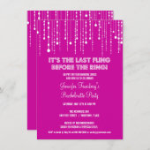 のライぶら下がったトバチェロレッテ招待状 招待状 (正面/裏面)