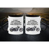 のライディング聞オートバイの引用文メンおもしろいズではない マグカップ