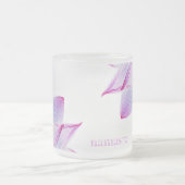 *~*のライトによって満たされるナマステのはす霊気のヨガのマッサージ フロストグラスマグカップ (中央)