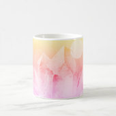 *~*のライトによって満たされる水晶ヨガの霊気エネルギー治療師 コーヒーマグカップ (中央)
