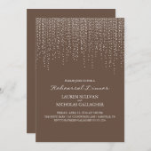 のラエレガントイつるントリハーサルディナー 招待状 (正面/裏面)
