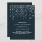 のラエレガントイつるントリハーサルディナー 招待状 (正面/裏面)