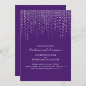 のラエレガントイつるントリハーサルディナー 招待状 (正面/裏面)