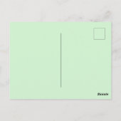 のラッキー感じSt patricks dayドッグ顔 ポストカード (裏面)