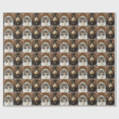 のラッ結婚ピング紙結婚、のカップル ラッピングペーパー (フラット)