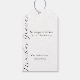 ～のラベルを支持すスペインのる ギフトタグ